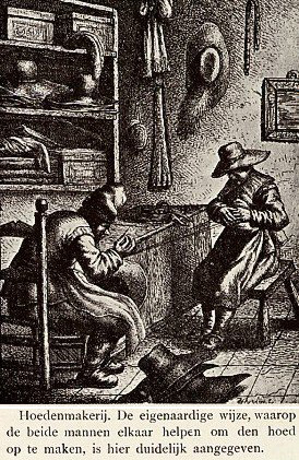 Hoedenmaker 17e eeuw