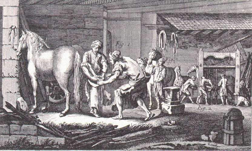 Hoefsmid 18e eeuw
