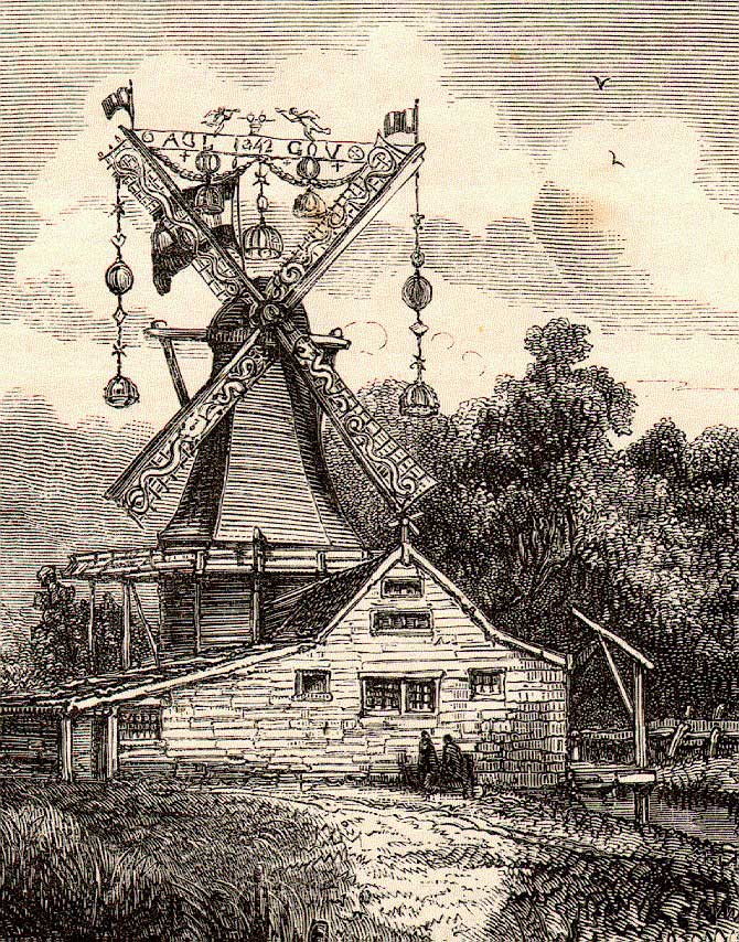 versierde molen